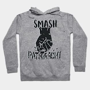 Smash Patriarchy Dark Hoodie